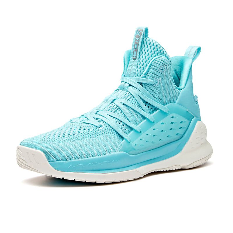 bright blue basketball shoes