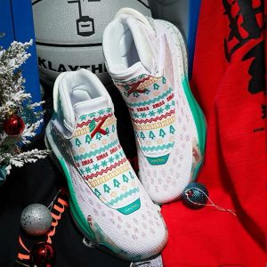 klay thompson christmas shoes