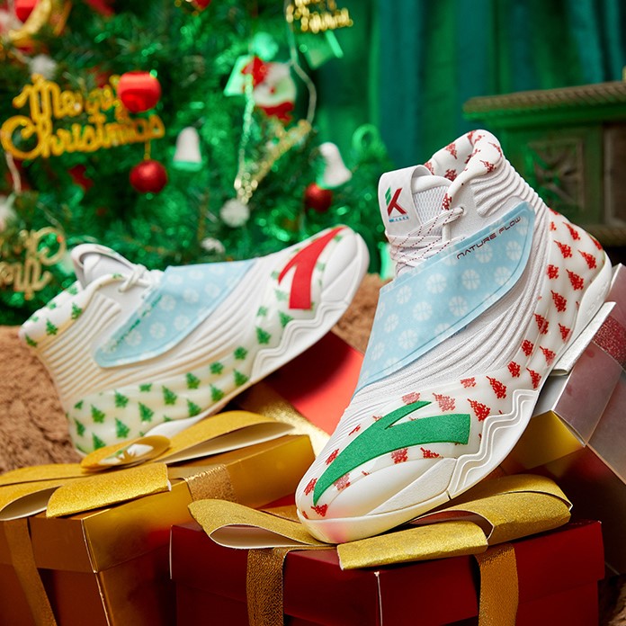 klay thompson christmas shoes