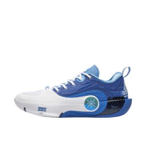 WOW 12 Basketball Shoes - White Blue