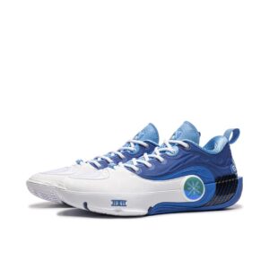 Alternative view of WOW 12 Basketball Shoes - White Blue